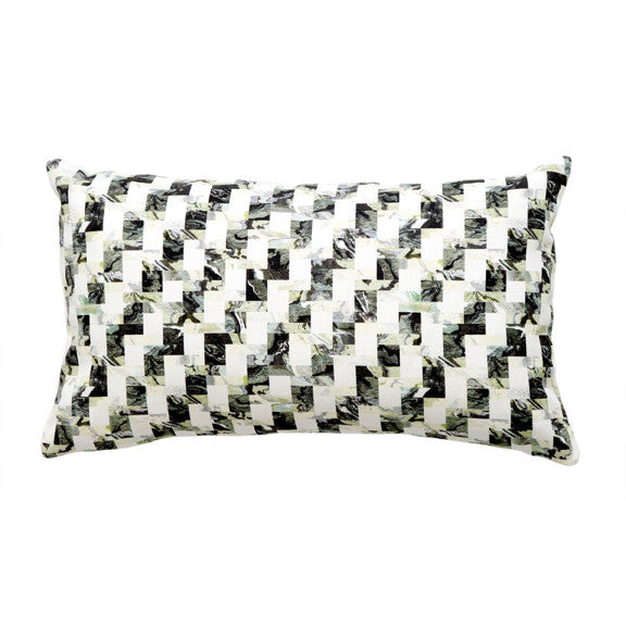 BLOCK PILLOW (12x20") in Oyster