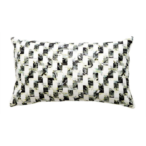 BLOCK PILLOW (12x20") in Oyster