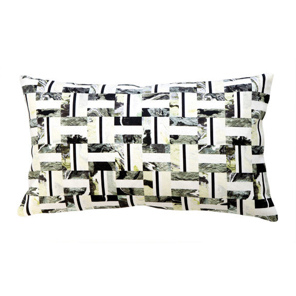 INLAY PILLOW (12x20") in Oyster