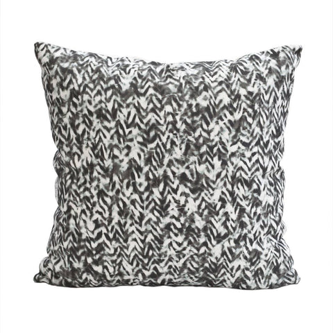 CHEVRON PILLOW (20x20") in Black and White