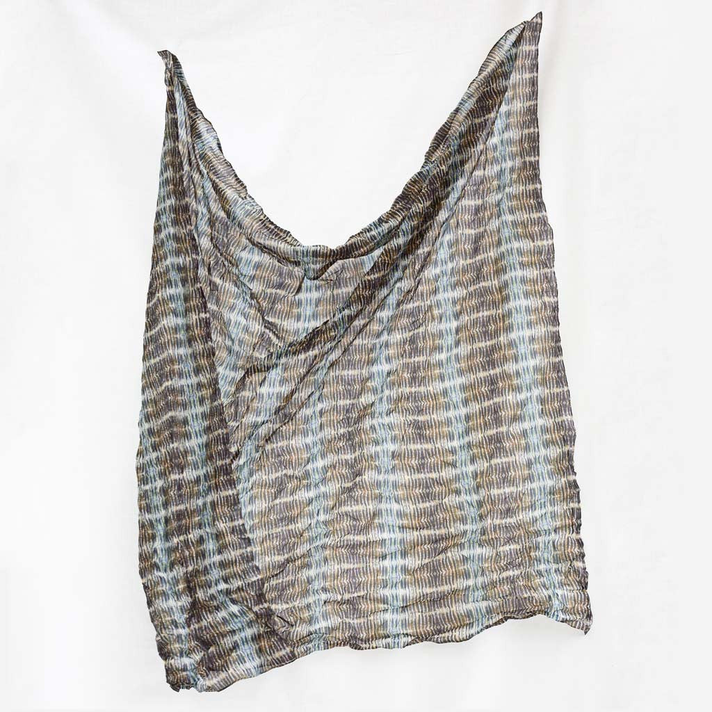 Carley Kahn "Abel Tasman" silk scarf.  